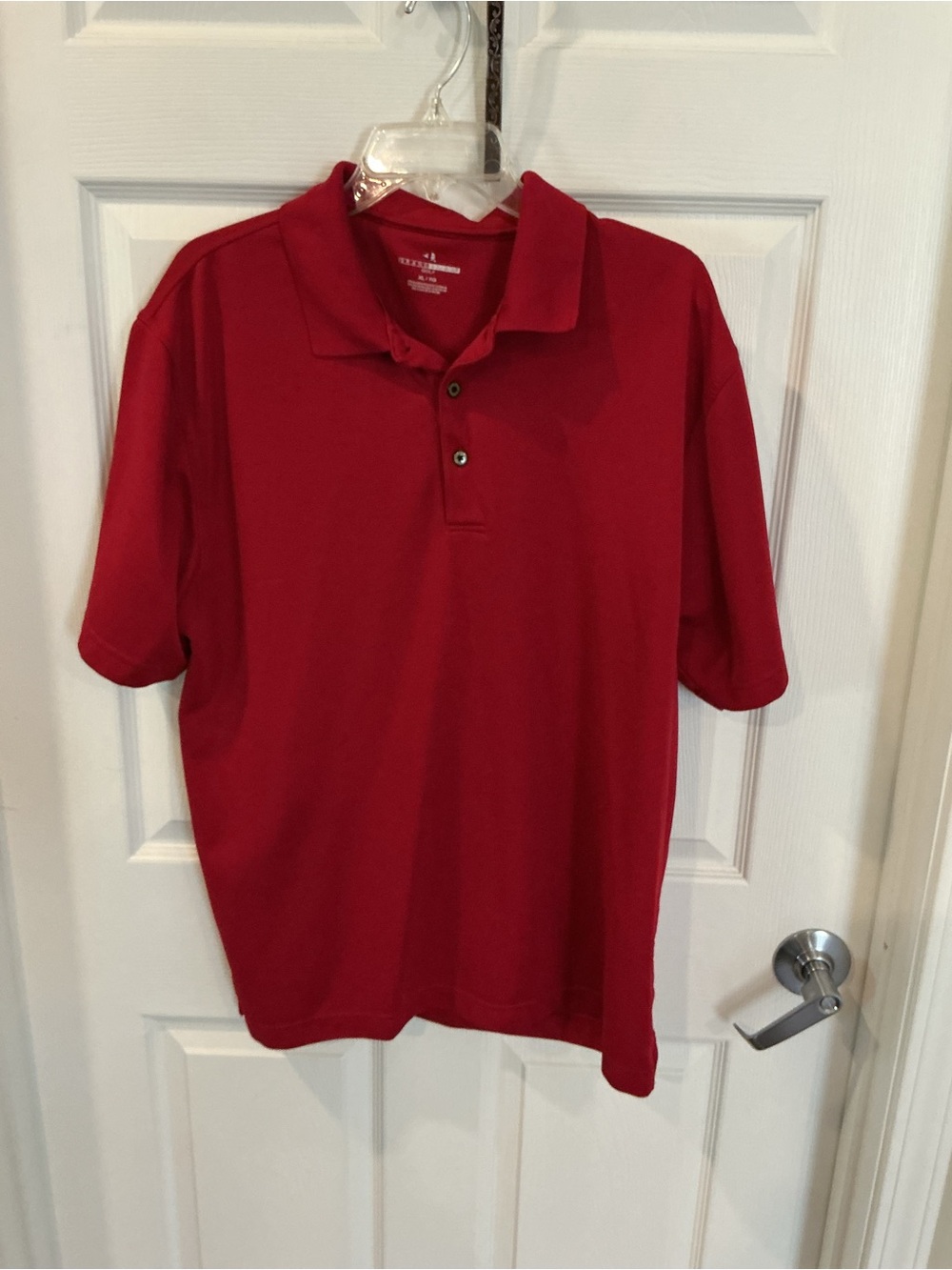 Men's Red Polo Shirt - Classic Short Sleeve golf shirt